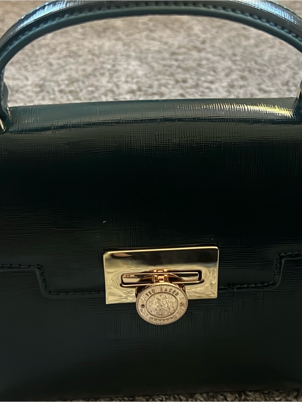Ted Baker Satchel with strap  black Women's Bag with Gold Hardware